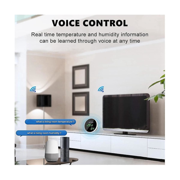 Wifi Romtermometer Innendørs Hygrometer: Smart Temperatur H