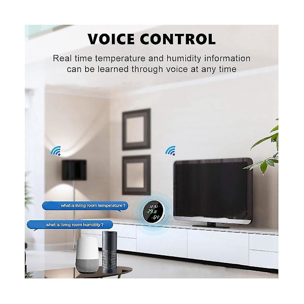 Wifi Værelses Termometer Indendørs Hygrometer: Smart Temperatur H