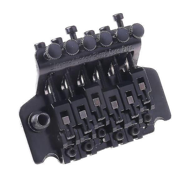 Floyd Rose Dobbelt Locking Tremolo System Bro Til Elektrisk Guitar Dele Sort