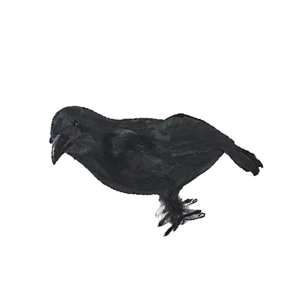Halloween Sort Krager Kunstig Prop Fugl Simulation Dyr Legetøj