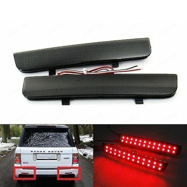 Røykfarget støtfangerreflektor LED for Range Rover L322 Lr2 baklys bremselys