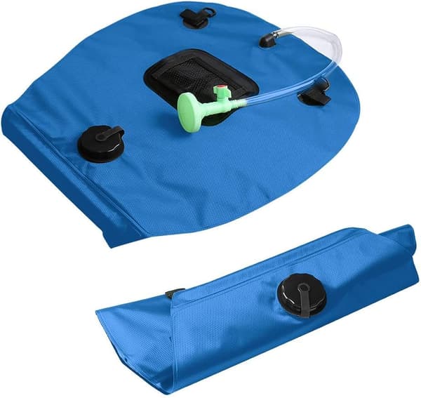 Solardusjpose, 5 gallon/20L solvarmet campingdusj