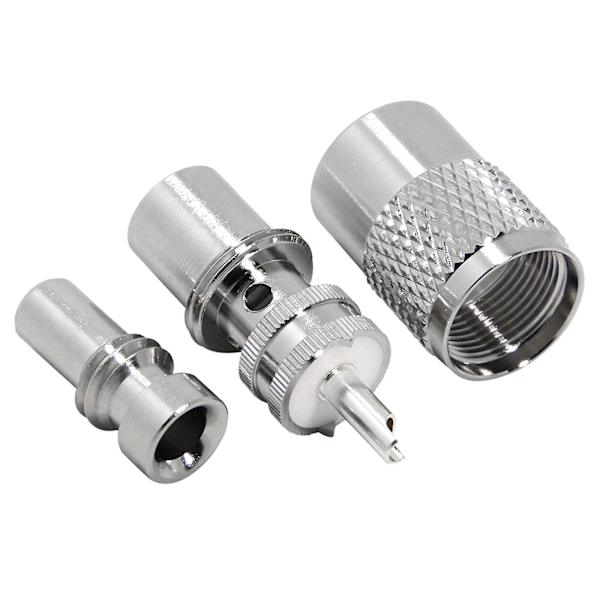 Pl259 Uhf-koaksiaaliliitin urosliittimet Rg8x Rg59 Rg8-koaksiaalikaapeliin