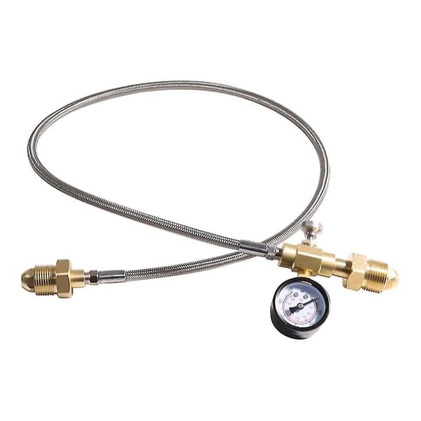 Täyttöaseman siirtoadapteri letku Bs 341 nro 3 (Iso-Britannia) argonpullon, heliumin tai CO2-siirron