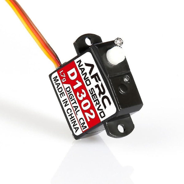 D1302 Mini 1,7 g vridmoment Mini Digital Servo Jst1.0-kontakt för Rc-modell Drone Flygplan Helikopter