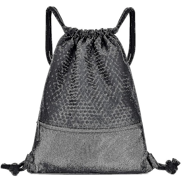 Kengännauhapussi, vedenpitävä kengännauha urheilukassi, unisex PE kengännauhapussi, tytöt pojat, kuntosalikassi, kengännauhapussi, Brawstring, 19,5 x 16,5 tuumaa (50 x
