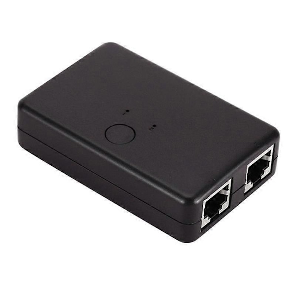 2-porttinen verkkokytkin RJ45-kytkin verkonjakaja kaapelin jatke 100 Mbps valitsin virraton 2-suuntainen adapteriliitin