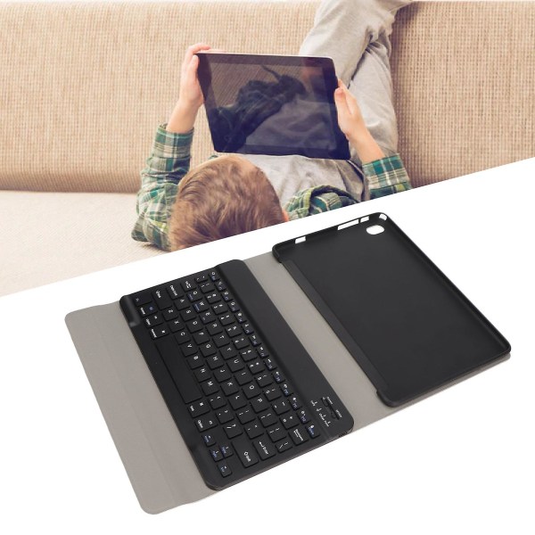 Trådlöst tangentbord i PU-läder, vattentätt, ergonomisk design, tangentbord med fodral för M40plus P40hd P30s