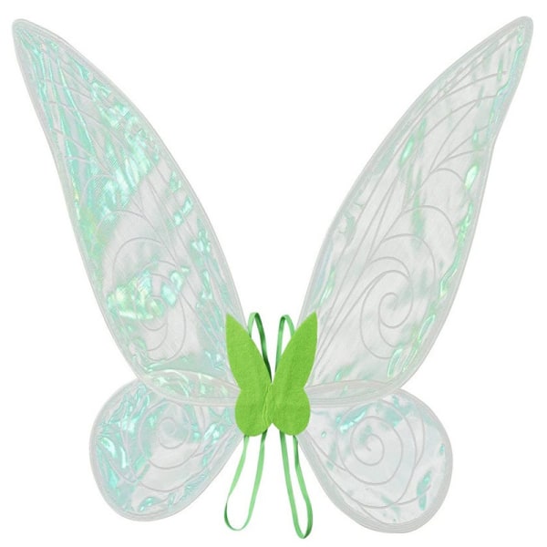 Bestsellere-fe-vinger til voksen-påklædning mousserende rene vinger Halloween Fair green