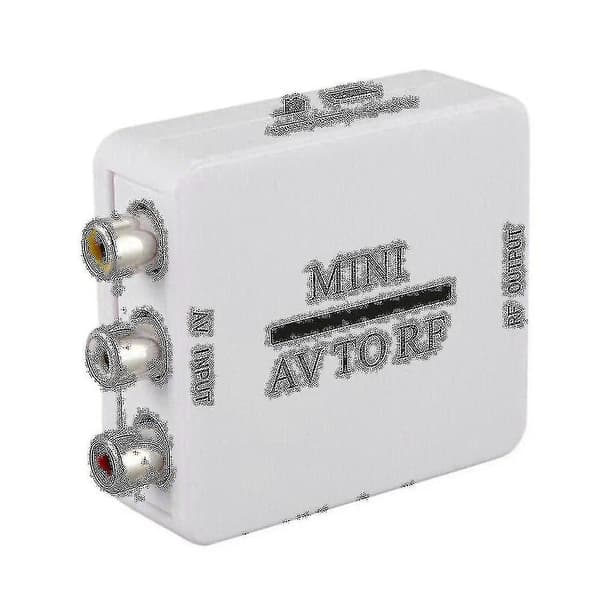 Mini Hd Video Konverterboks Rca Av Cvsb Til Rf Video Adapter Konverter