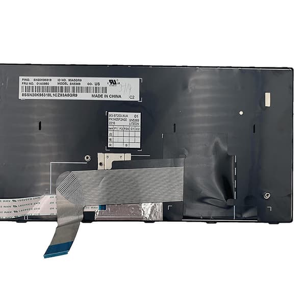 Laptop-tangentbord för Ibm Thinkpade550 E555 E550c E560 E565 utan ram US-layout