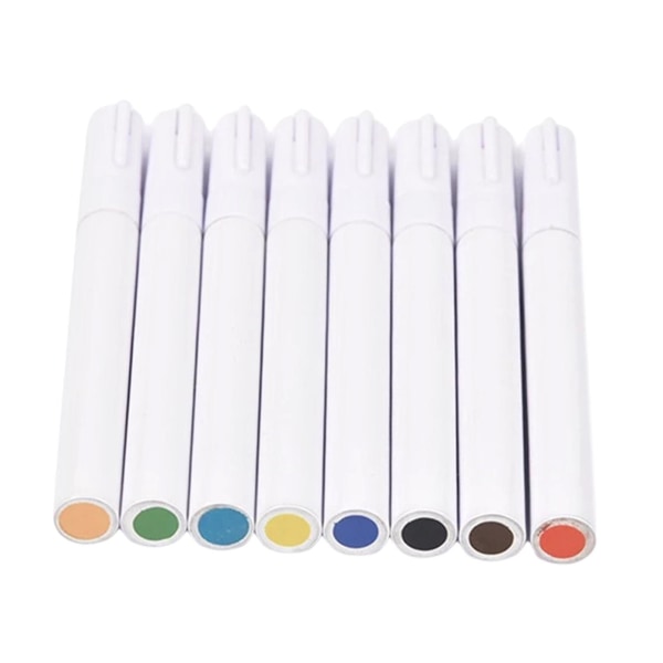 8 väriä Underglaze Marker set Värilliset kynät, keraamiset tussit itse
