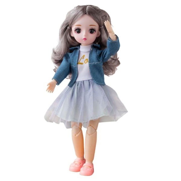 1/6  For Bjd Doll With Clothes Shoes Makeup Children