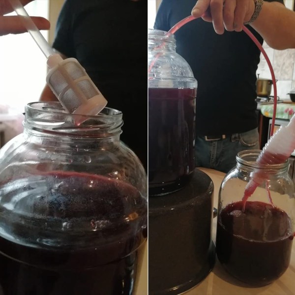 Siphon-suodatinletku, siphon-suodatin, manuaalinen siphon-suodatin, siemaus