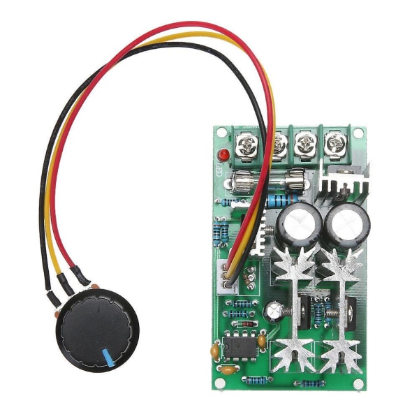 20A PWM DC-moottorin nopeudensäädin 12V 24V 36V 48V potentiometrillä ja kytkimellä