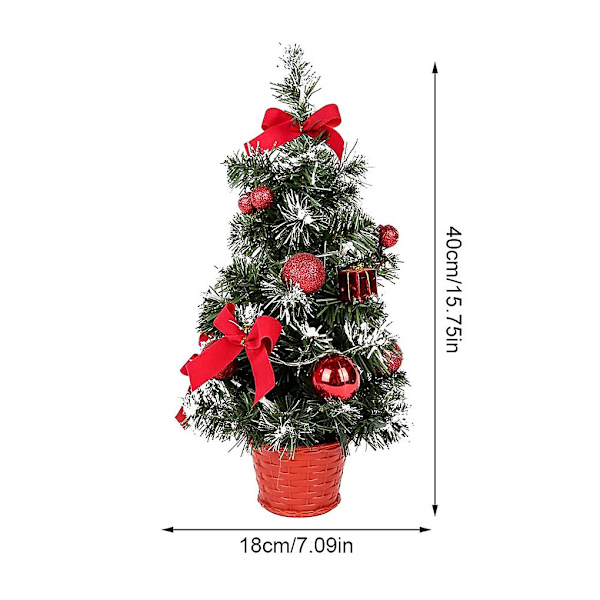 Kunstig juletræ centerpiece lys kontor hjem dekorative