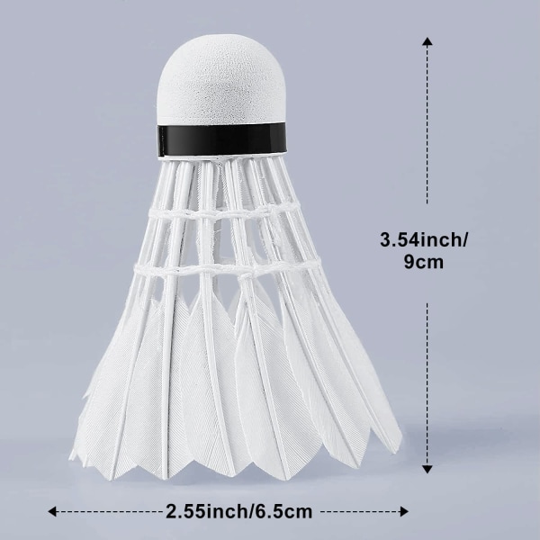Et sett med 4 LED-svinghjul - badminton, LED-badmint for barn