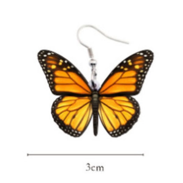 Korvakorut Butterfly Pinkki/sininen/musta Butterfly Oversize monivärinen M122-4
