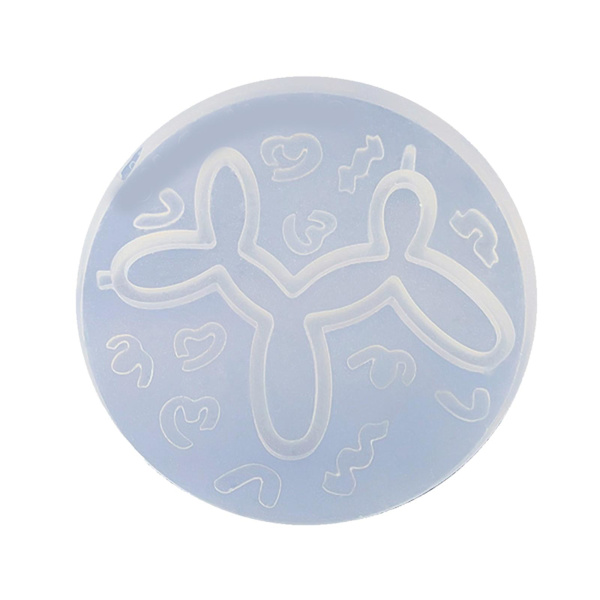 Ballonhund vedhæng UV krystal epoxy form håndlavet nøglering harpiks silikoneform DIY håndværk smykker ornamenter støbning