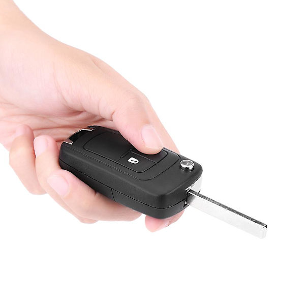 Flip Folding Fjernbetjening 2 Knapper Bilnøgle Fob Skal Til Vauxhall Opel Astra Insignia
