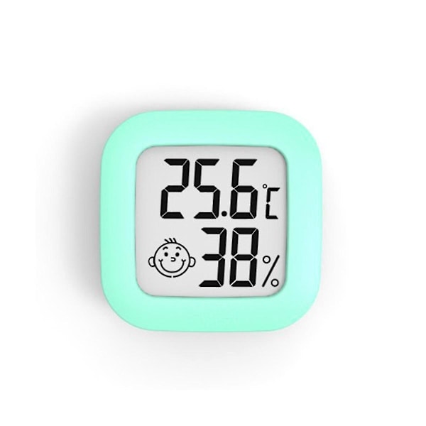 9 stk. Mini Indendørs Digital Termometer Hygrometer Sæt Rum Luftfugtighedsmåler Meter LCD Display Temperatur
