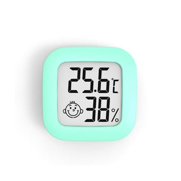9 stk Mini Innendørs Digital Termometer Hygrometer Sett Rom Fuktighet