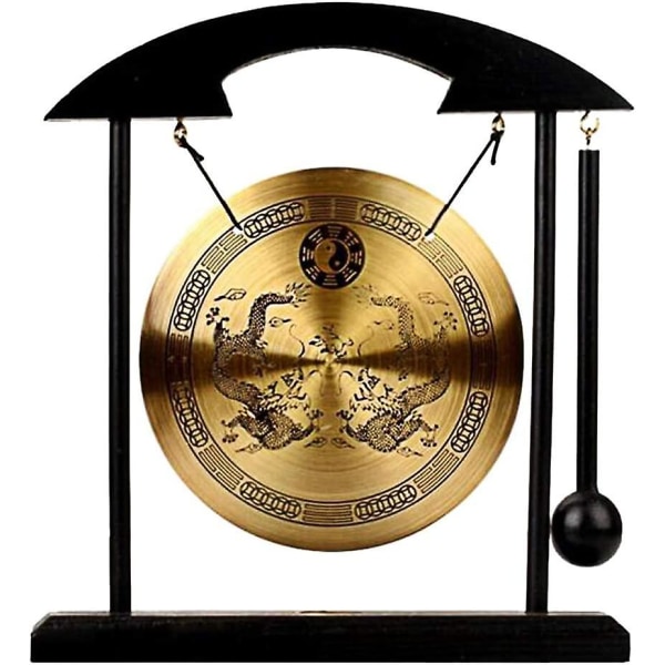 Crday Zen Art Messing Feng Shui Desktop Gong H1303 Gave