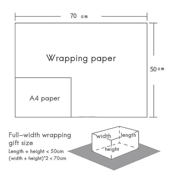 6 st presentpapper, födelsedagspresentpapper set fest