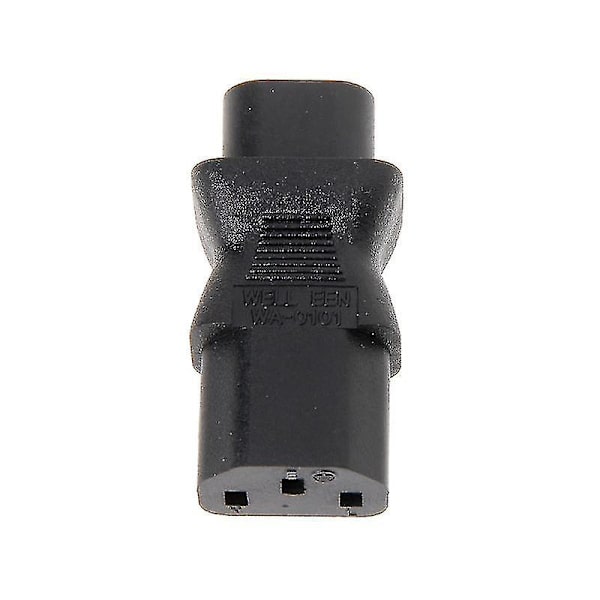 IEC 320 C13 3-polet Hun til C8 2-polet Han Strømstik Konverter Adapter--