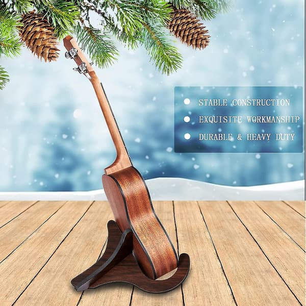 Ukulele-stativ, instrumentstativ, bærbart mandolin-stativ Ukelele-tilbehør Coffee