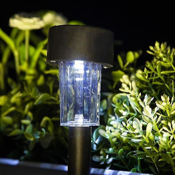 Utomhus LED-gräsmattor Lampor Vit 10 st