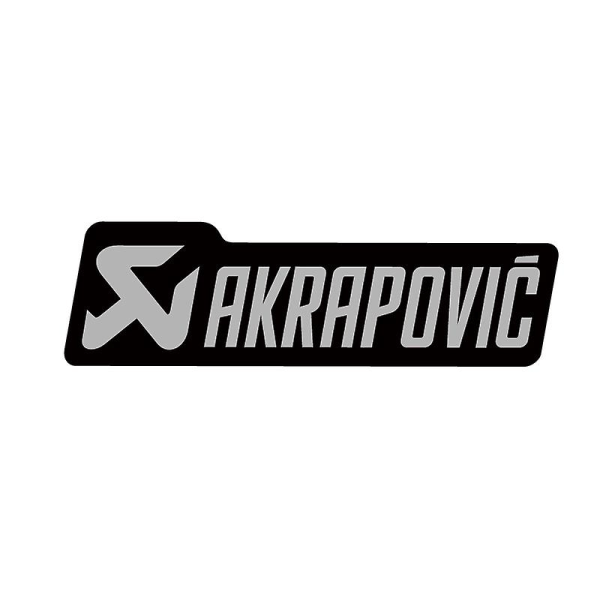 Epoksi-moottoripyörän tarrat Akrapovic-logolle, vedenpitävät tarra-lisävarusteet