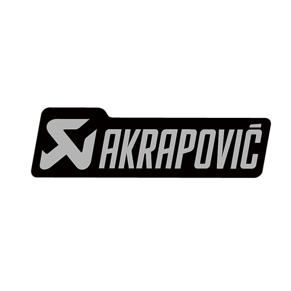 Epoksimoottoripyörän moottoripyörätarrat Akrapovic-logoon, vedenpitävät tarratarvikkeet