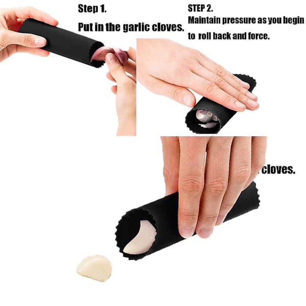 Hvitløksskreller Skin Remover Roller Keeper, beste silikonrørrull Gar