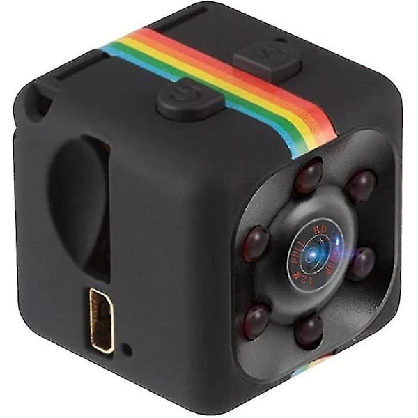 Mini HD 1080p infrarødt lys sports DV nattesyn kamera (sort)