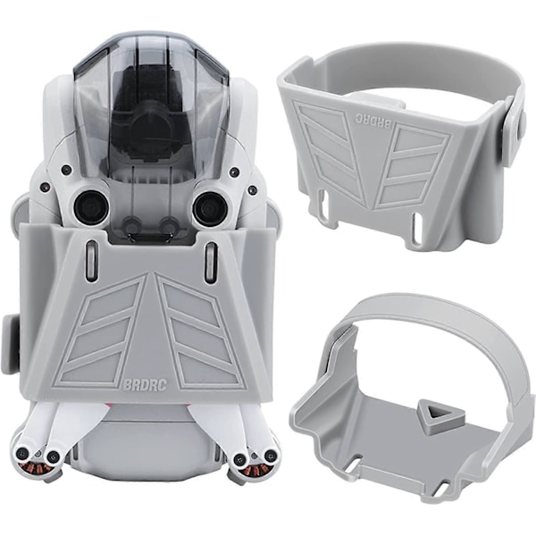 Propellerskydd, TPU Mjukt Gummi Propellerstabilisator Skydd för DJI Mini 3 Pro Drönartillbehör (Grå)