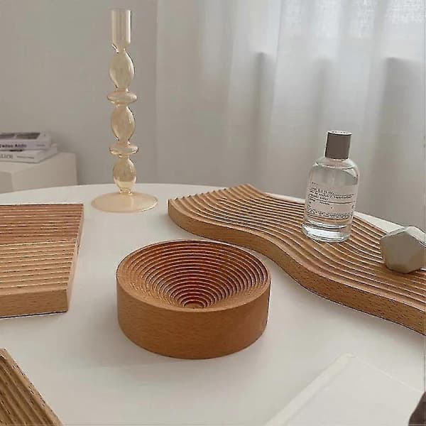Vatten Ripple Bröd Dessertbricka Skärbräda Form-a