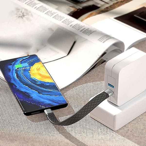 Kort USB C-kabel 40 gbps dataoverførsel Pd hurtigopladning USB C til USB C-kabel