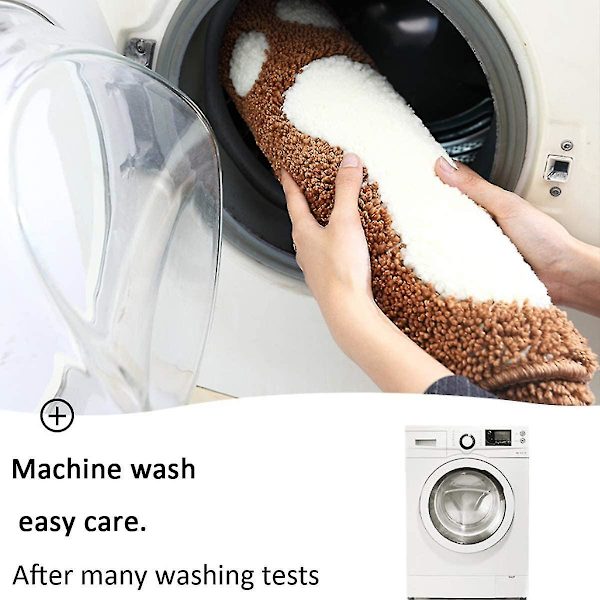 Wekity baderomsmatter, vannabsorberende sklisikre matter brukt i bad, dusj, rom osv. Myk mikrofiber badematte maskinvaskbar badematte 19x26 tommer