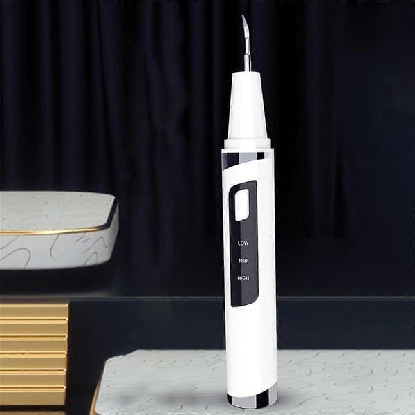 Elektrisk tannsteinfjerner 3 moduser LED IPX7 vanntett tannskraper plakkfjerner for hjemmebruk