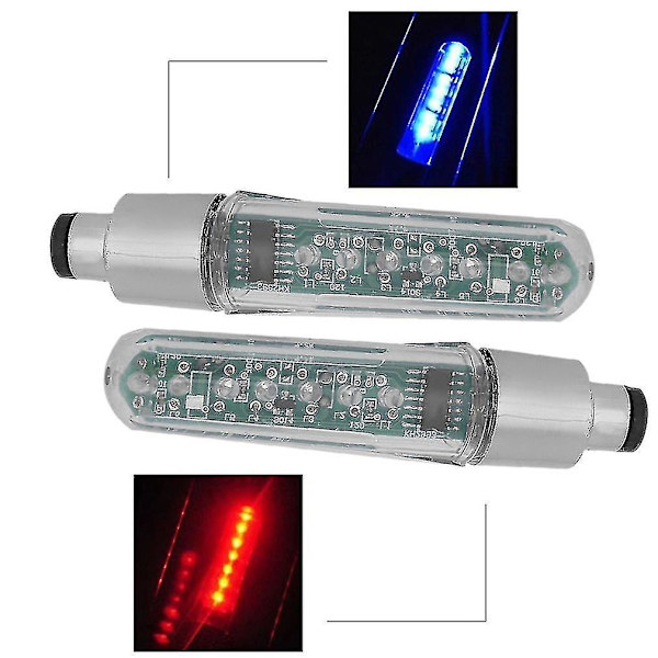 Fantastisk dekkhjulventil blinklys bokstavendring av eiket hjul LED-lys