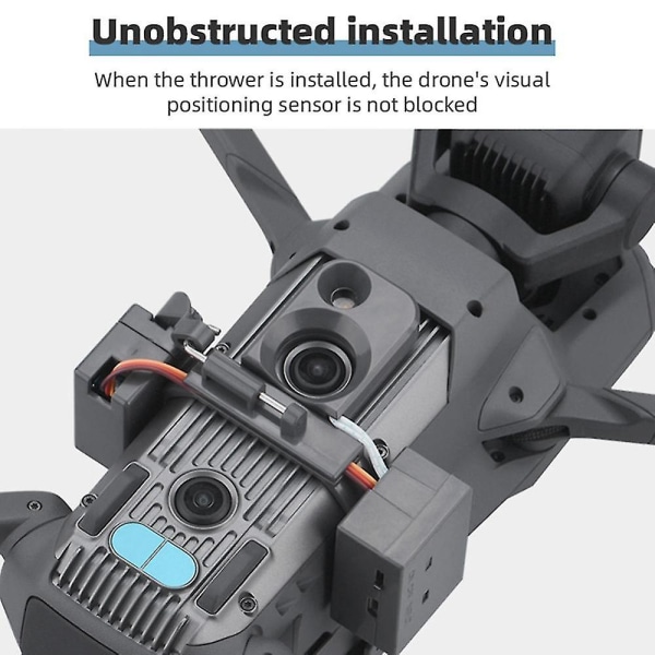 Luftsläppsystem för 3 drönare fiskebete bröllop förslag leverans dispenser kastare Quadcopter Acce