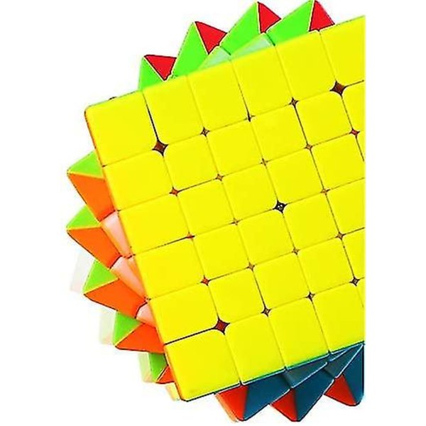 6x6 Klistremerkeløs, Speed Cube 6x6x6 3d Puslespill Terninger Leker for Barn