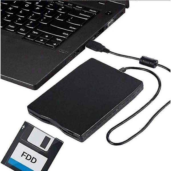 Usb diskettenhet, Usb extern diskettenhet 1,44 Mb Slim Plug And Play Fdd-enhet för PC Windows