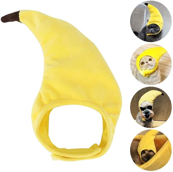 Kæledyrs banan hætte