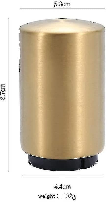 Magnetisk flaskeåbner. Automatisk ølflaskeåbner i rustfrit stål. Tryk-træk