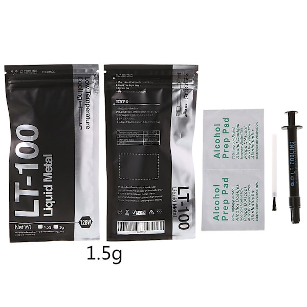 Lt-100 Flydende Metal Termisk Ledende Pasta Fedt Til Cpu Gpu Køling Flydende 1.5g