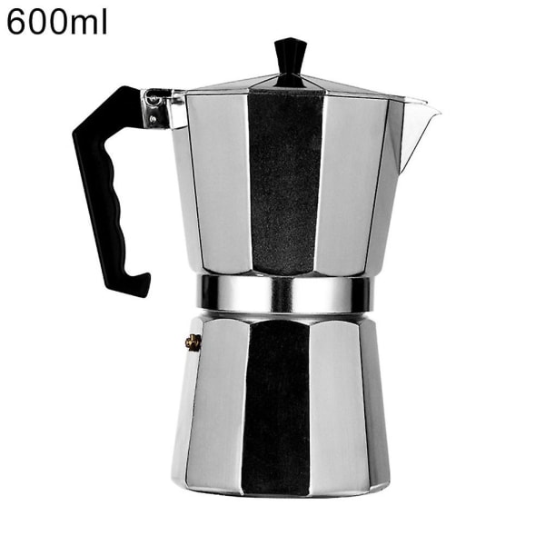 50/100/150/300/450/600 ml kaffetrakter Espresso Perkolator Komfyr Topp Grytekoker Kaesi 600ML