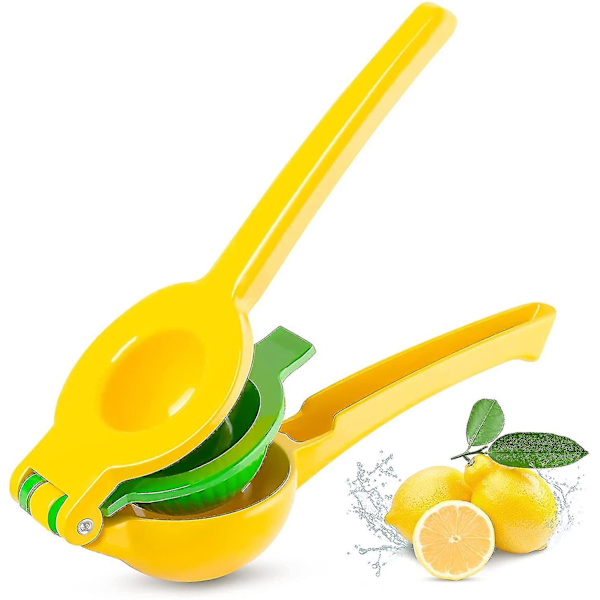 Sitronspresser, premium sitronspresser, enkel å bruke 2-i-1 manuell juicer hånd