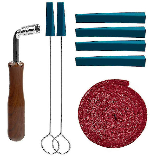 Piano Tuning Kit, Profesjonelt Piano Tuning Kit Inkludert Tuning Wrench Hammer, Temperament Strip